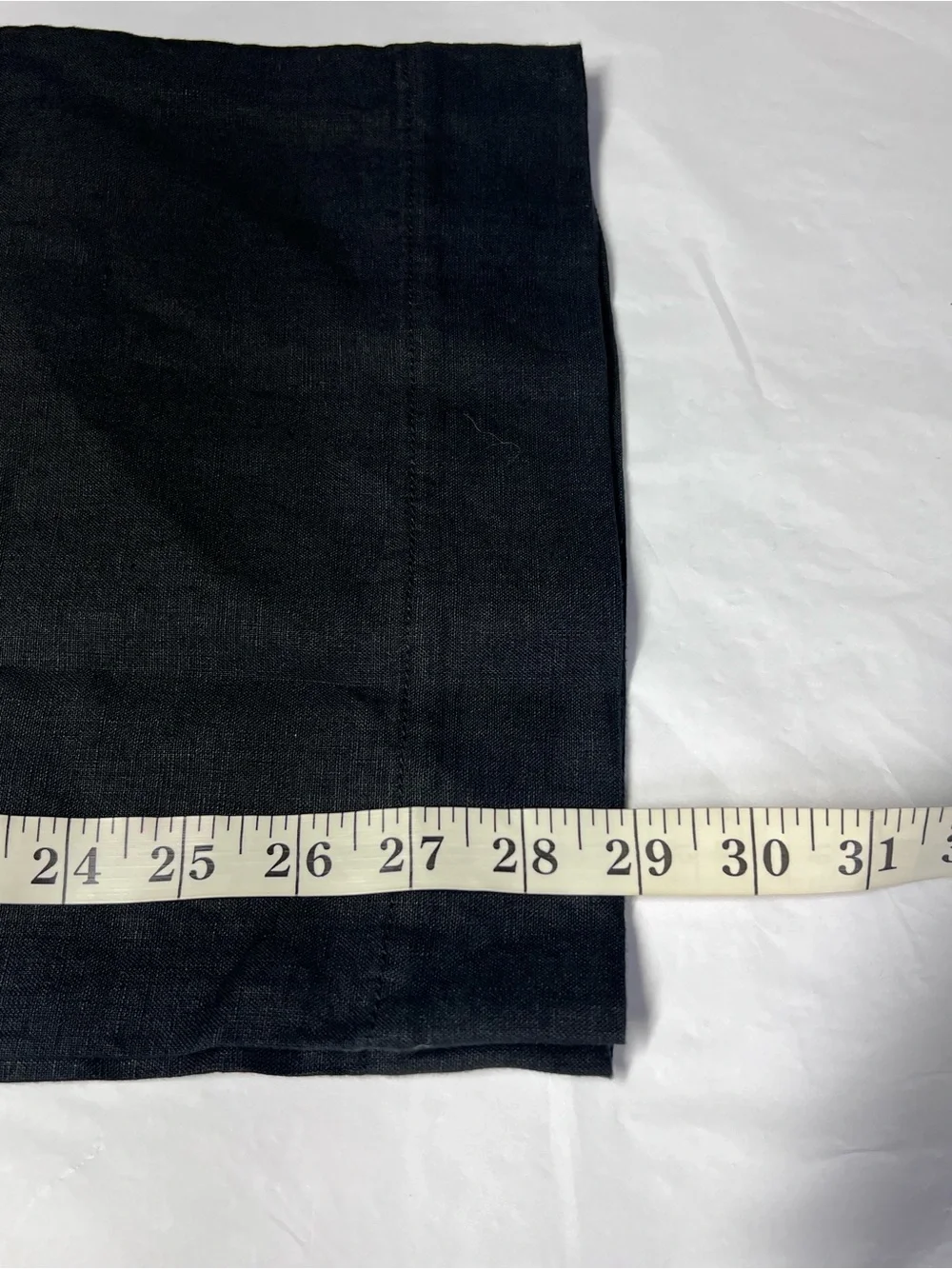 Everlane The Linen Way-High Drape Pant Black Wide Leg Classic Trousers Sz 4 NWT
